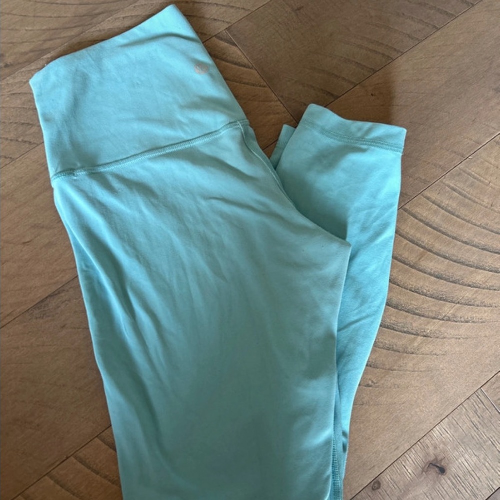 Lululemon Athletica Aqua Leggings